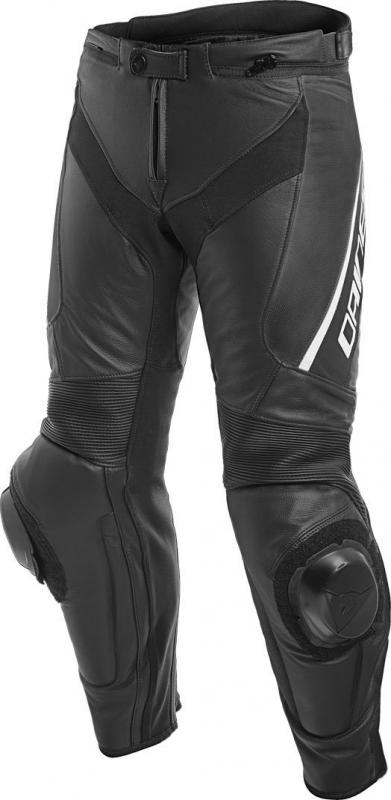 Мотоштаны кожа Dainese Delta 3 Perforated Black/black/white