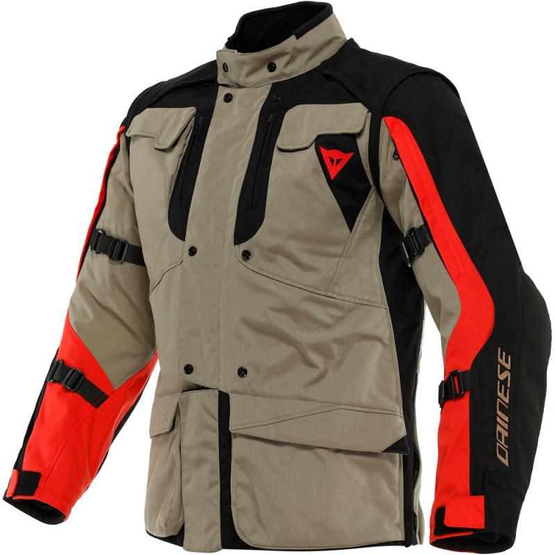 Куртка текстильная Dainese Alligator Walnut/Black/Lava-Red