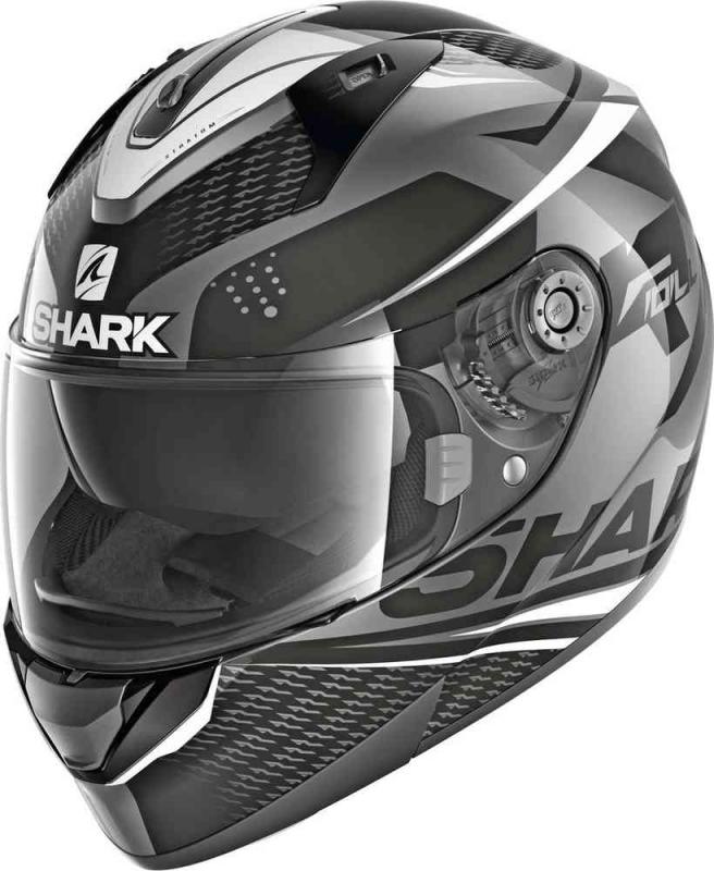 Шлем интеграл Shark Ridill 1.2 Stratom Anthracite Black White