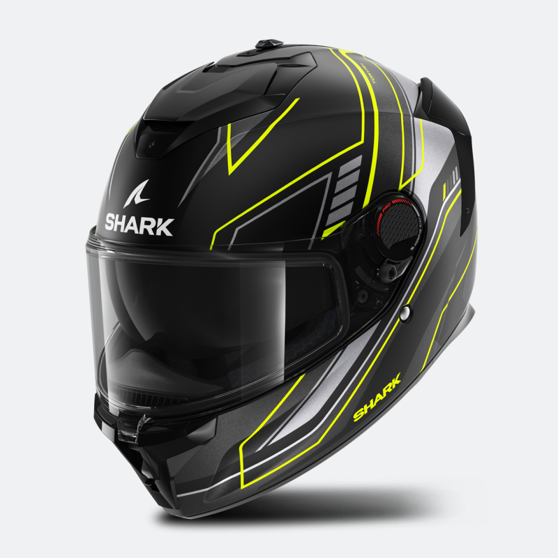 Мотошлем SHARK Spartan Gt Pro Ritmo Carbon Black/Yellow/Anthracite