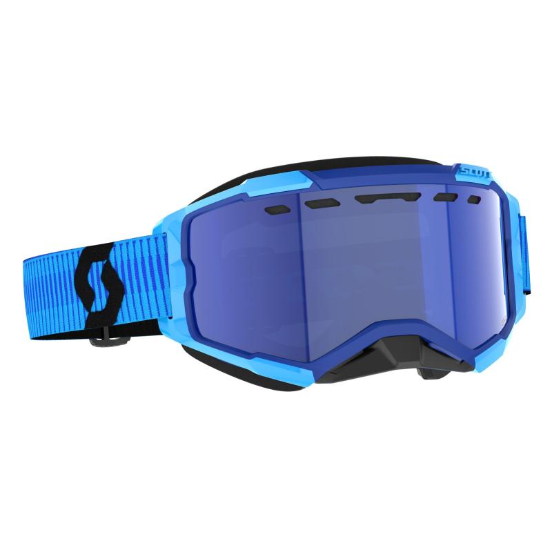 Очки SCOTT Fury Snow Cross blue/black/enhancer blue chrome