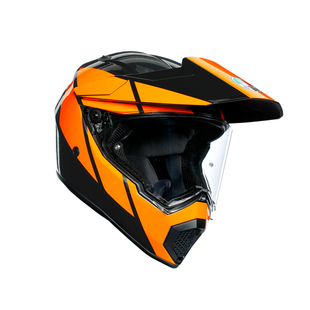 Мотошлем кроссовый AGV AX-9 Multi Trail Gunmetal/Orange