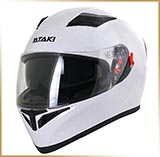 Шлем интеграл Ataki JK316 Solid белый