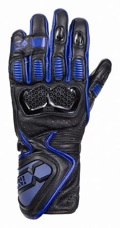 Перчатки кожаные IXS Sport LD RS-200 2.0, Черно-синий S