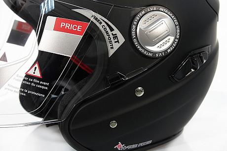 IXS Открытый шлем с большим стеклом HX91 матовый черный S