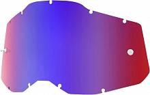 Линза 100% RC2/AC2/ST2 Replacement Lens Mirror Red/Blue