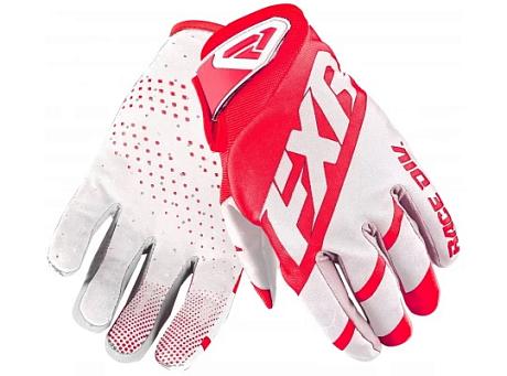 Перчатки FXR Clutch Strap MX 19 Red/White 2XL