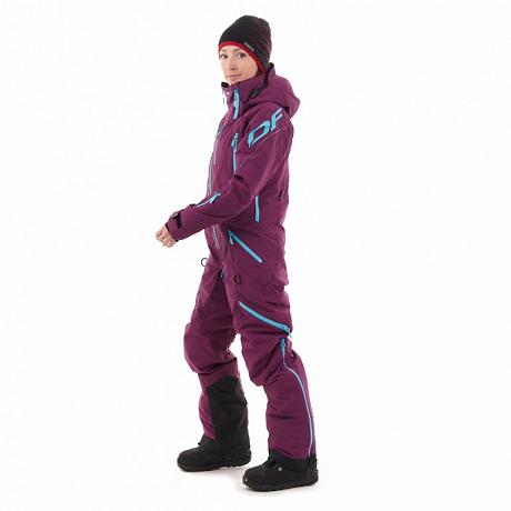 Снегоходный Утепленный комбинезон Dragonfly Extreme Woman 2023 Purple Sky