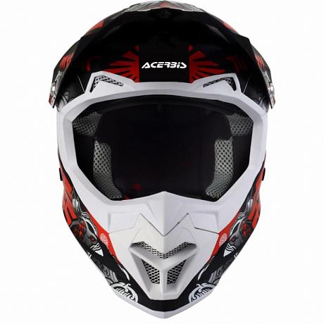 Мотошлем кроссовый Acerbis Profile 4 черный/серый XL