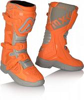 Мотоботы детские кроссовые Acerbis X-Team Jr, оранжевый/серый