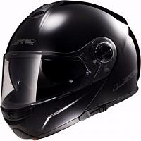 Снегоходный шлем модуляр с двойным стеклом LS2 FF325 Strobe Snow gloss black