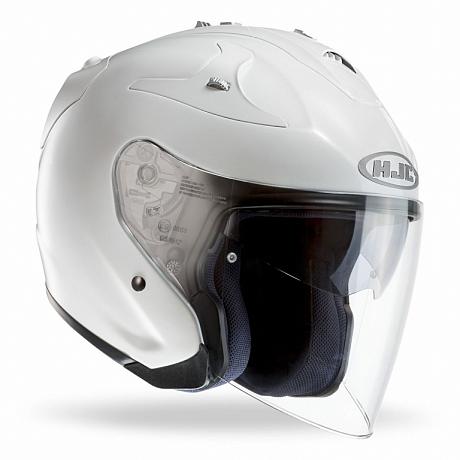 Шлем открытый HJC FG-JET Pearl White Ryan XS