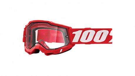 Очки 100% Accuri 2 Enduro Goggle Dual Lens Neon/Red/Clear