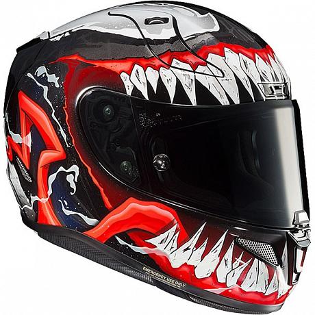 Шлем интеграл HJC Rpha 11 Marvel MC1 Venom 2 M