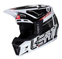 Шлем кроссовый Leatt Moto 7.5 Helmet Kit, Black/White V24