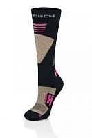 Носки женские Brubeck Ski Force черный/розовый
