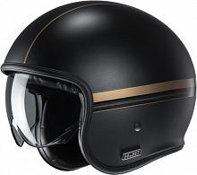 Шлем открытый HJC V30 Equinox MC9SF, Цвет Черный, Золотой