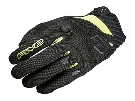 Мотоперчатки FIVE RS3 EVO black/fluo yellow S