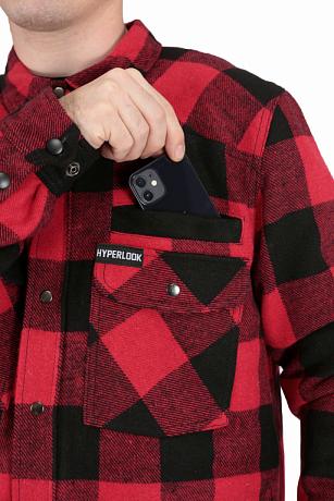 Рубашка Hyperlook Hennessy красная XS