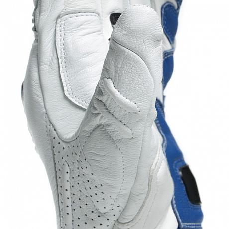 Перчатки кожаные Dainese 4-stroke 2 White/light-blue S