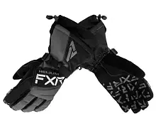 Перчатки FXR Helium Gauntlet 22 Black/Char