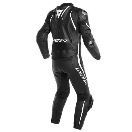 Мотокомбинезон кожаный Dainese Laguna Seca 4 2pcs Suit Black-matt/white