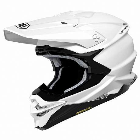 Кроссовый шлем Shoei VFX-WR Plain, белый S