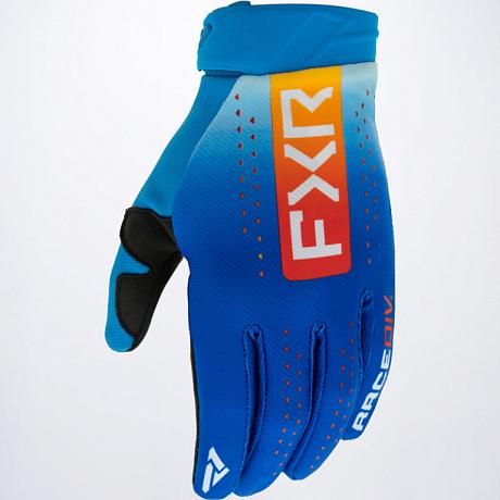 Перчатки FXR Yth Reflex MX 22 Blue/Tangerine M