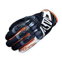 Мотоперчатки Five RS-C Glove white/fluo orange
