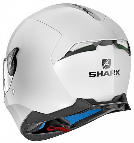 Шлем интеграл Shark Skwal 2 (white led), белый XS