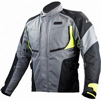 Мотокуртка текстильная LS2 Phase Man Jacket, серый/черный/желтый