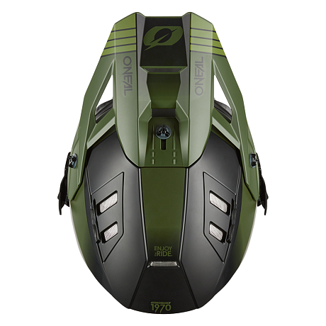 Кроссовый шлем Oneal EX-SRS Hitch V.24 зеленый/черный XL