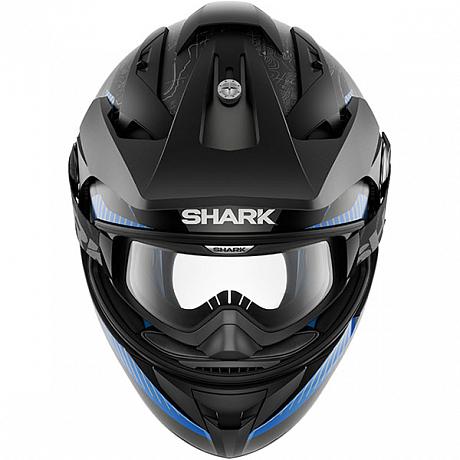 Шлем интеграл Shark Explore-R Peka black-blue