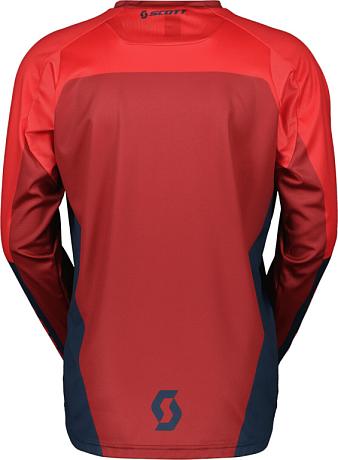 Джерси SCOTT Evo Track Junior dark blue/neon red XL