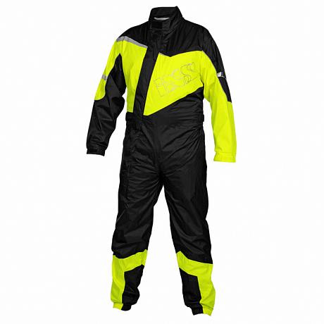Дождевой комбинезон IXS Rain Suit 1.0, черный/желтый