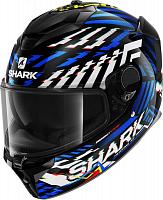 Шлем Shark Spartan GT E-Brake Bcl. Micr. Mat Black/Blue/Anthracite