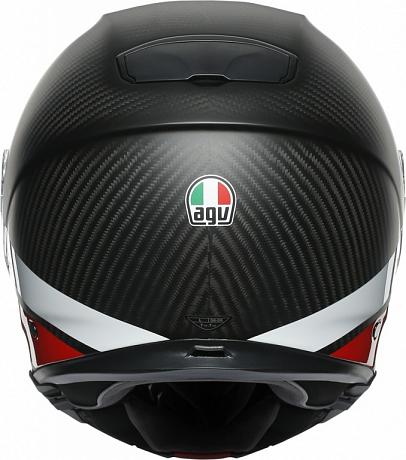 Шлем AGV Sportmodular Multi Layer Carbon/Red/White