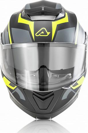 Шлем модуляр Acerbis Serel черный/желтый L