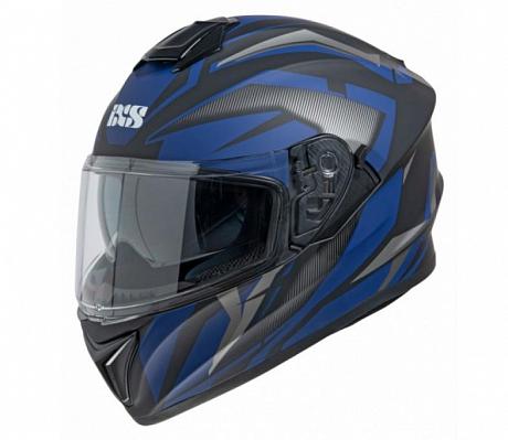 Шлем интеграл IXS Full Face Helmet iXS216 2.0, Черно-Синий XS