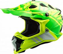 Кроссовый шлем LS2 MX700 Subverter Gammax Yellow-green