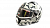  Шлем снегоходный с электрическим подогревом AiM JK906 Camouflage XS