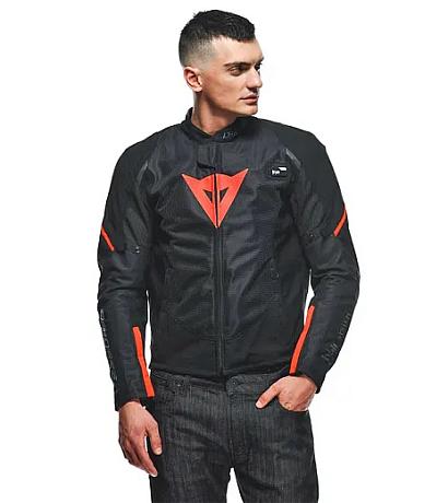 Куртка текстильная Dainese Smart Jacket Ls Sport 628 Blk/fluo-red 50