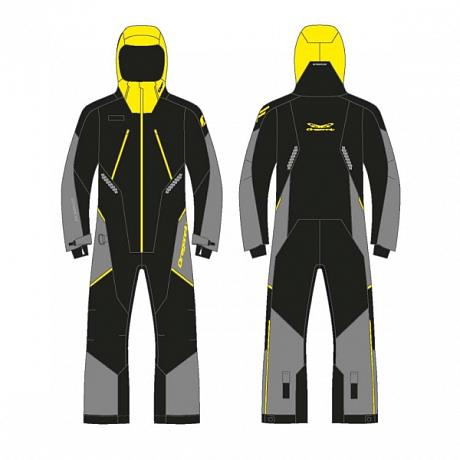 Снегоходный комбинезон Dragonfly Extreme 2.0 MAN 2023 Black-Yellow-Gray S