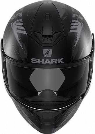 Мотошлем Shark D-Skwal 2 Penxa, черный матовый/серый матовый XS