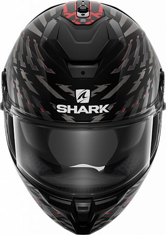 Мотошлем интеграл Shark Spartan Gt E-Brake Bcl. Micr. Mat Black/grey/red