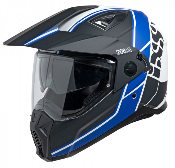 Шлем IXS 208 2.0 IXS Черно-белый, синий