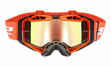 Очки кросс LS2 AURA Goggle с хамелеон линзой черно-оранжевые